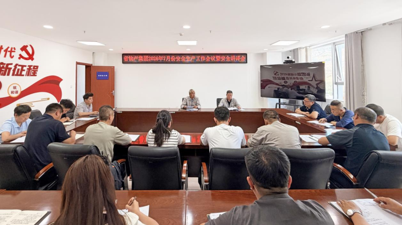 集团召开7月份安全生产工作会议暨安全讲评会