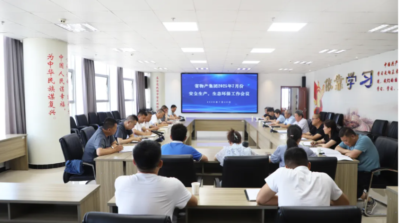 2138cn太阳集团城召开2025年7月份安全生产、生态环保工作会议