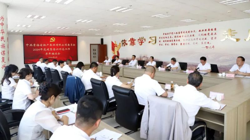 2138cn太阳集团城党委召开2024年党建暨意识形态工作半年推进会