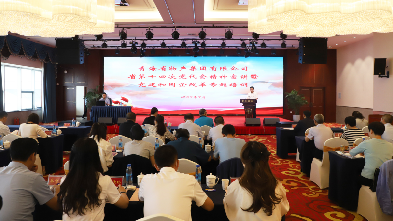 2138cn太阳集团城举办省十四次党代会精神宣讲暨党建和国企改革专题培训