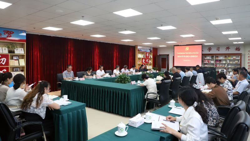 2138cn太阳集团城党委召开2023年年中党建工作推进会