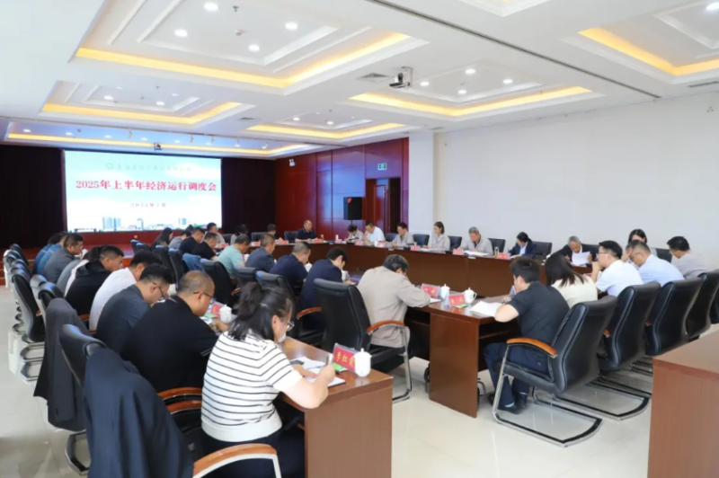 2138cn太阳集团城召开2025年上半年经济运行调度工作会议