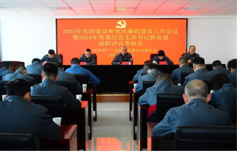 物产工投公司党委召开2025年党的建设和党风廉政建设工作会议暨2024年度基层党支部书记抓党建述职评议考核会
