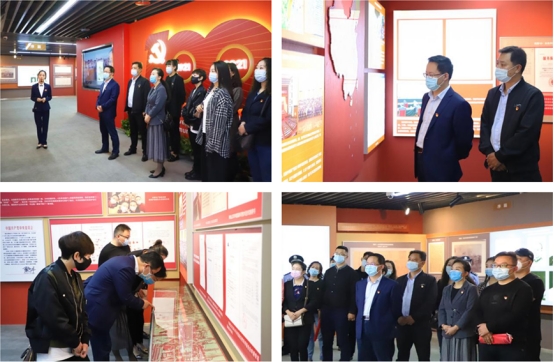 2138cn太阳集团城组织参观&ldquo;百年恰是风华正茂&rdquo;主题档案文献展