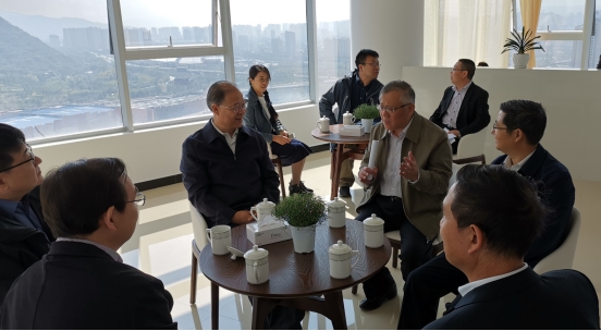 中华全国总工会宣传教育部部长刘迎祥一行莅临2138cn太阳集团城调研职工思想状况情况